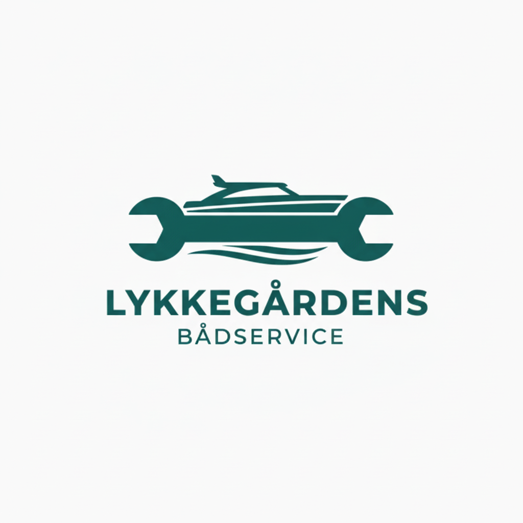 Bådmekaniker arbejder på motor i dansk havn